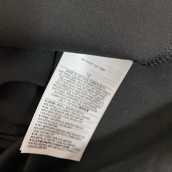 NWTs Banana Republic Faux Wrap Sleeveless Metallic Party NYE Datenight Dress - Picture 6 of 8